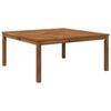 vidaXL Table basse Naturel 98 x 100,5 x 45 cm Bois d'Acacia Massif
