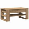 vidaXL Table basse Ch&ecirc;ne artisanal 102 x 55 x 45 cm Bois d'ing&eacute;nierie