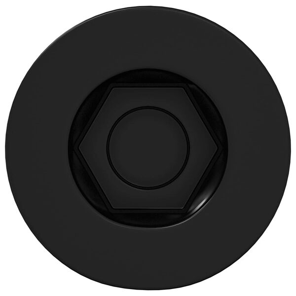 vidaXL Vis &agrave; t&ecirc;te de capuchon &agrave; douille 12 pcs Noir 7 x 40 mm Fer