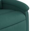 vidaXL Fauteuil inclinable &eacute;lectrique Vert fonc&eacute; Tissu