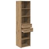 vidaXL Haut Armoire avec tiroir Chêne artisanal 45 x 42,5 x 185 cm