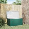 vidaXL Coffre de rangement de jardin Vert 129x67x65 cm