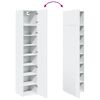 vidaXL Armoire de rangement mince blanc 45x42,5x225 cm