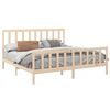 vidaXL Cadre de lit sans matelas 200x200 cm bois massif de pin