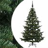 vidaXL Sapin de No&euml;l artificiel avec boules 210 cm 300 LED Blanc chaud