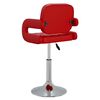 vidaXL Tabouret de bar rouge bordeaux similicuir