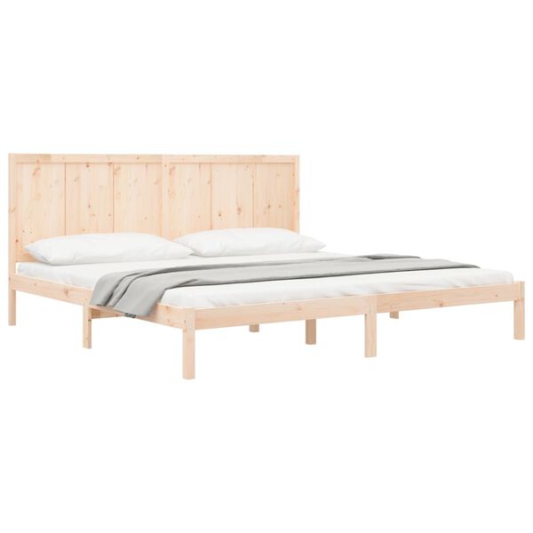 vidaXL Cadre de lit sans matelas 200x200 cm bois massif de pin