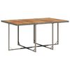 vidaXL Ensemble &agrave; manger de jardin et coussins 7 pcs gris rotin