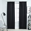 vidaXL Rideaux occultants avec crochets 2 pcs Noir 140x225 cm