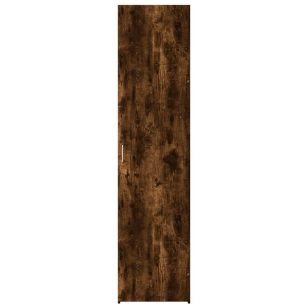 vidaXL Buffet haut chêne fumé 45x42,5x185 cm bois d'ingénierie
