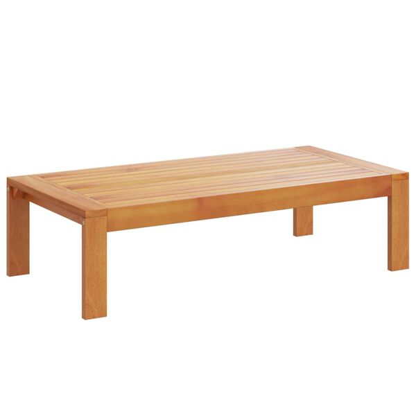 vidaXL Salon de jardin avec coussins 4 pcs bois d'acacia massif