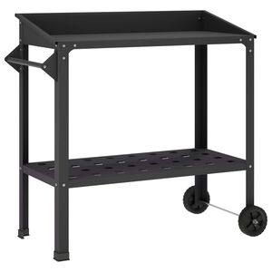 vidaXL Table de rempotage avec roues 96 x 50 x 89 cm
