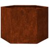 vidaXL Jardini&egrave;re Rouill&eacute; 60x60x45 cm Acier corten