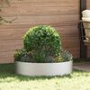 vidaXL Anneau de jardini&egrave;re Argent&eacute; 80 x 80 x 20 cm Acier inoxydable