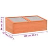 vidaXL Serre Bois 100x50x34 cm