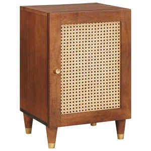 vidaXL Cabinet de salle de bain avec étagère Marron 38 x 33,5 x 58 cm