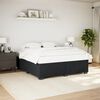 vidaXL Cadre de lit sans matelas noir 200x200 cm velours
