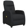 vidaXL Fauteuil de massage Noir Tissu