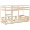 vidaXL Lit superpos&eacute; 90x200 cm Bois de pin massif