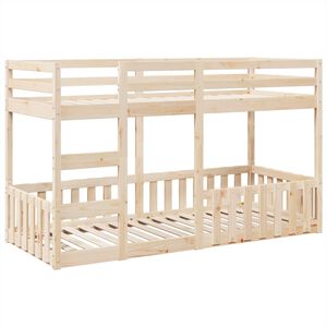 vidaXL Lit superpos&eacute; 90x200 cm Bois de pin massif