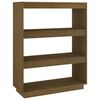 vidaXL Biblioth&egrave;que/S&eacute;parateur de pi&egrave;ce Marron miel 80x35x103 cm Pin