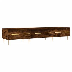vidaXL Meuble TV ch&ecirc;ne fum&eacute; 150x36x30 cm bois d'ing&eacute;nierie