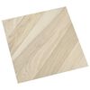 vidaXL Planches de sol Beige 5,11 m&sup2; 55 pi&egrave;ces PVC