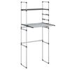 vidaXL &Eacute;tag&egrave;re pour machine &agrave; laver 77x52x192 cm aluminium