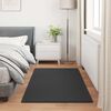 vidaXL Tapis en Fourrure Synthétique de Lapin Olite Noir 60 x 110 cm