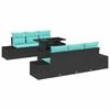 vidaXL Ensemble de canap&eacute; de jardin 7 pc 6-Nombre de places