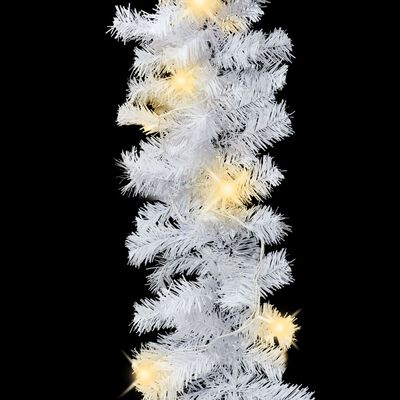 vidaXL Guirlande de Noël avec lumières LED 5 m Blanc