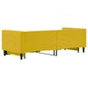 vidaXL Lit de jour avec lit gigogne jaune 80x200 cm velours