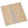 vidaXL Planches de sol Marron et gris 5,11 m&sup2; 55 pi&egrave;ces PVC