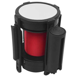 vidaXL Barri&egrave;re &agrave; bande r&eacute;tractable 200 cm Rouge