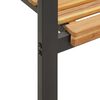 vidaXL Chaises de jardin empilables lot de 6 bois d'acacia et métal