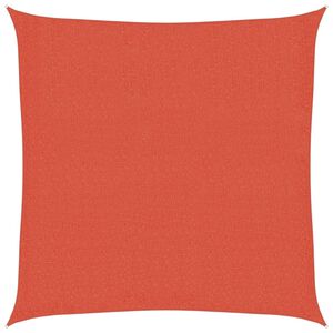 vidaXL Voile d'ombrage 160 g/m&sup2; carr&eacute; terre cuite 2,5x2,5 m PEHD