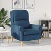 vidaXL fauteuil Bleu 76 x 94 x 102 cm tissu
