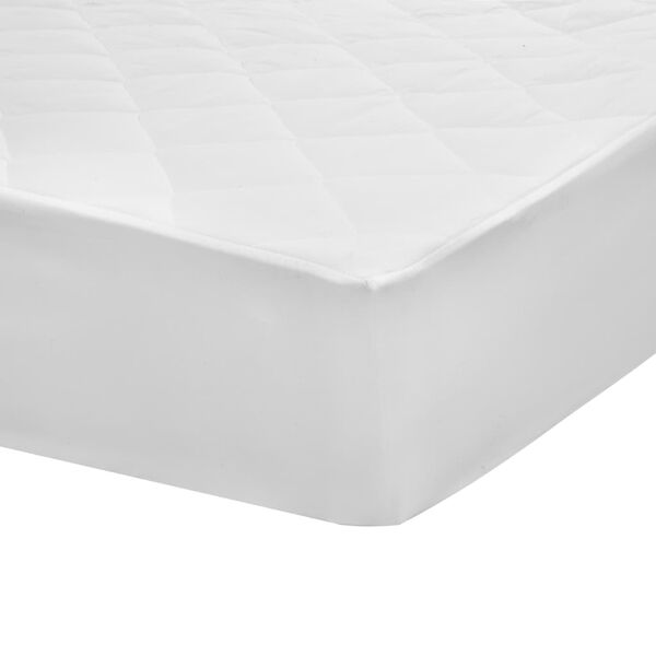 vidaXL Couvre-matelas matelass&eacute; Blanc 90x200 cm Lourd