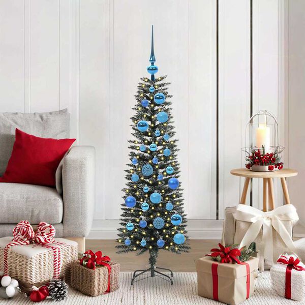 vidaXL Sapin de No&euml;l artificiel Vert 120 cm PVC, plastique et acier