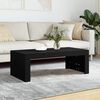 vidaXL Table basse noir 102x50x36 cm bois d'ing&eacute;nierie