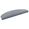 vidaXL Tapis d'escalier auto-adh&eacute;sifs 15 pcs Gris clair et bleu