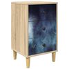vidaXL Table de chevet RAALTE Ch&ecirc;ne Sonoma 36 x 33 x 60 cm