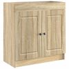 vidaXL Armoire sous &eacute;vier de salle de bain Ch&ecirc;ne Sonoma
