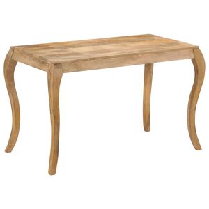 vidaXL Table de salle &agrave; manger 118x60x76 cm Bois de manguier massif