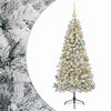 vidaXL Sapin de No&euml;l artificiel avec boules 120 cm 150 LED Blanc chaud