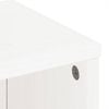vidaXL Meubles TV 5 pcs avec rangement ODDA blanc bois de pin massif