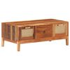 vidaXL Table basse 100x50x40 cm Bois de r&eacute;cup&eacute;ration massif