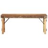 vidaXL banc Naturel 110 x 35 x 46 cm Bois ancien r&eacute;cup&eacute;r&eacute;