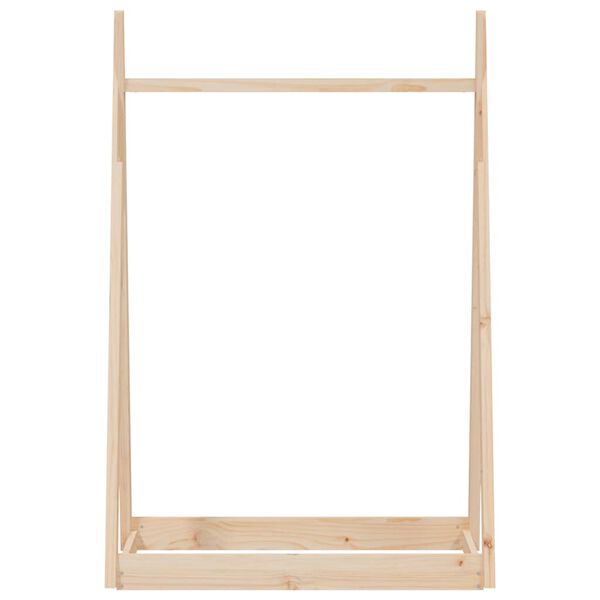 vidaXL Porte-vêtements 100x45x150 cm Bois de pin massif