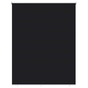 vidaXL Store roulant ext&eacute;rieur protection UV Noir 200 x 140 cm